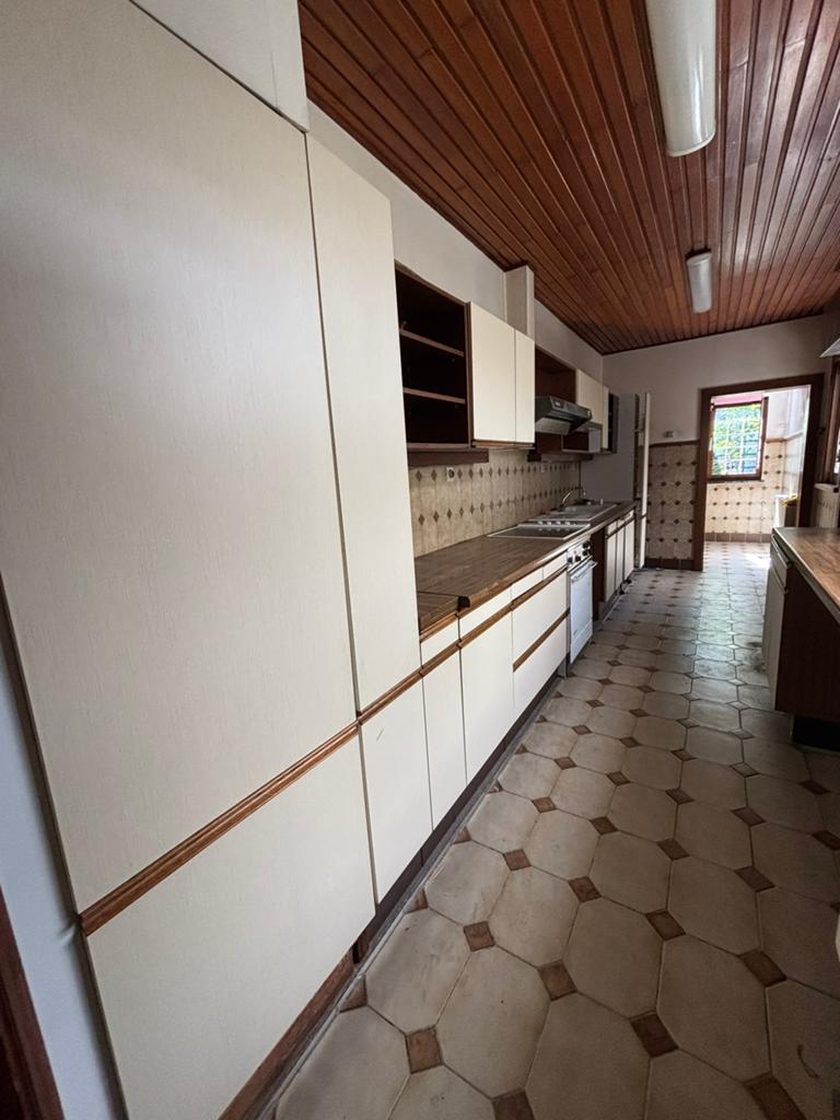 Complete keuken met retro look te Berchem, Enlèvement, Comme neuf, Blanc, Cuisine à mur double