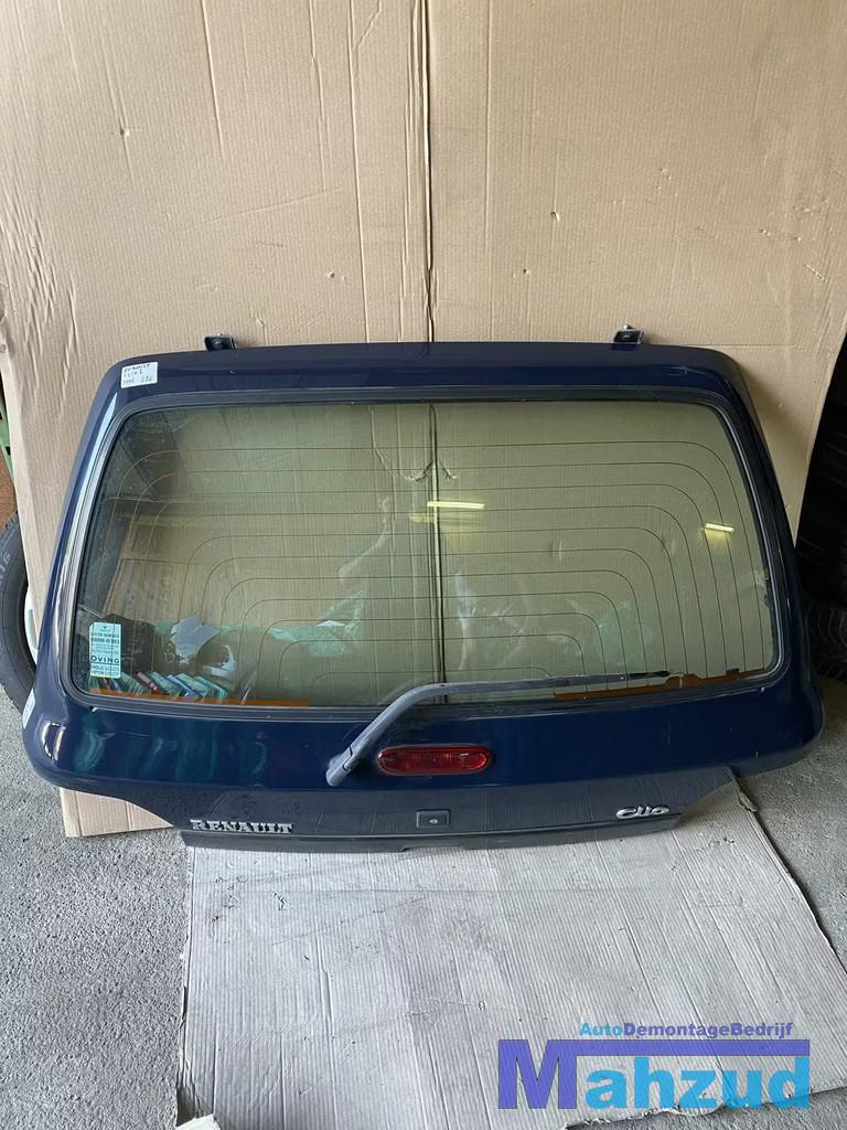 RENAULT CLIO 1 Blauw achterklep achterdeur 1990-1998, Renault Group, Renault, Utilisé, Porte