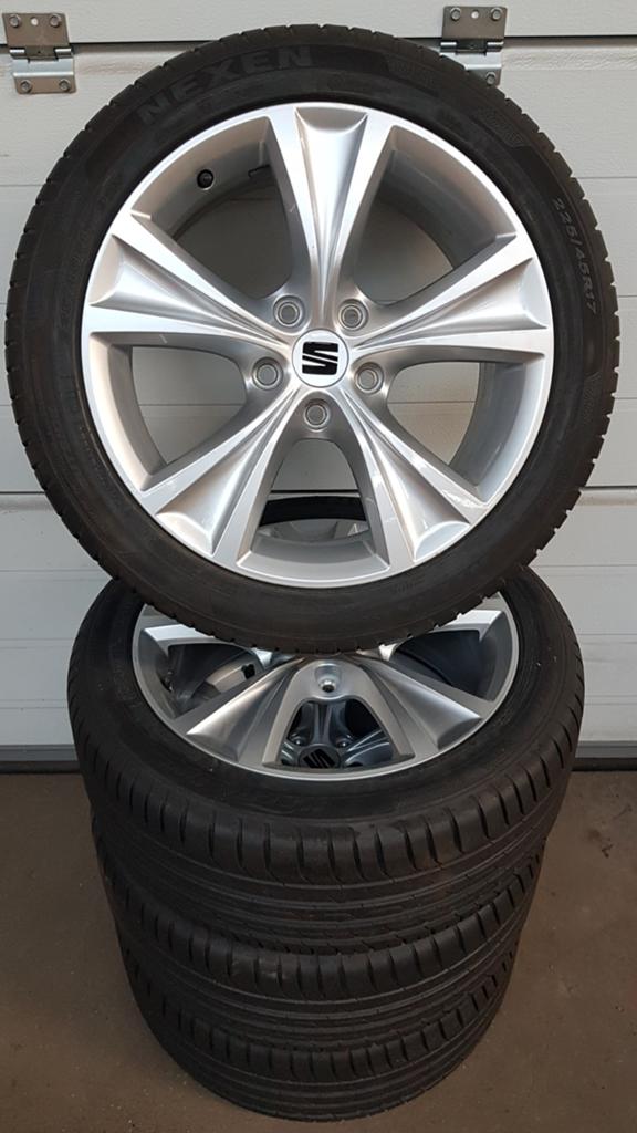Roues Seat Leon 17" NEUVES ET ORIGINALES !, Autos : Pièces & Accessoires, Pneus & Jantes, Neuf, Pneus et Jantes, Enlèvement ou Envoi