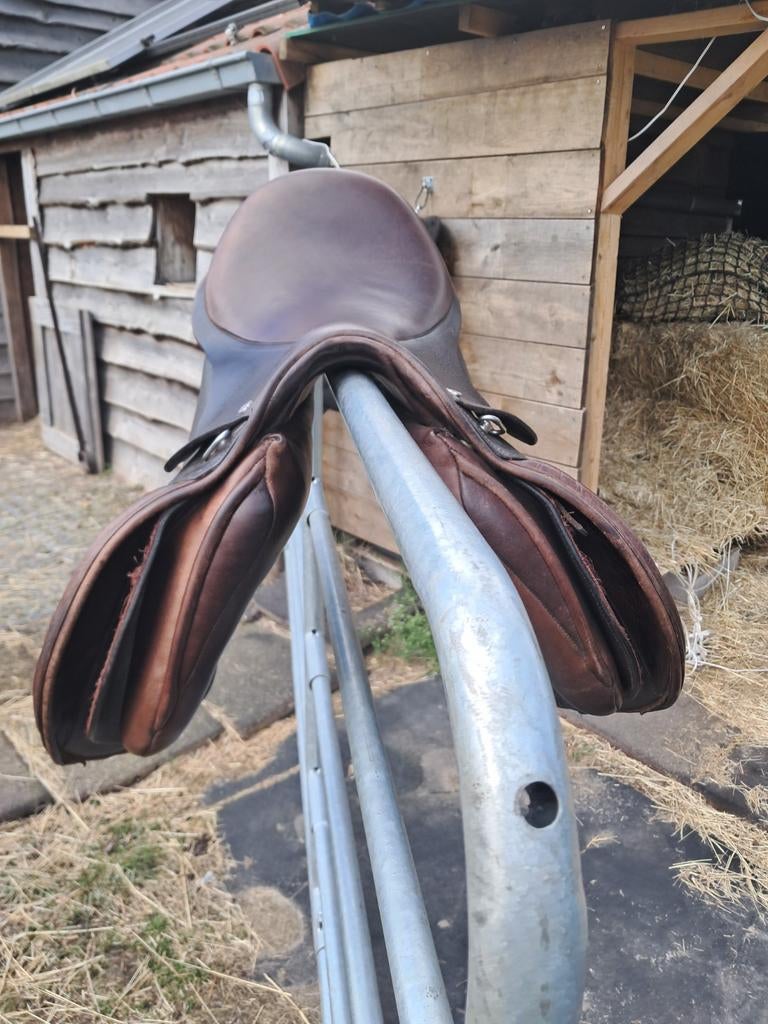 Bruin 16inch veelzijdigheidszadel, Dieren en Toebehoren, Paarden en Pony's | Zadels, Ophalen