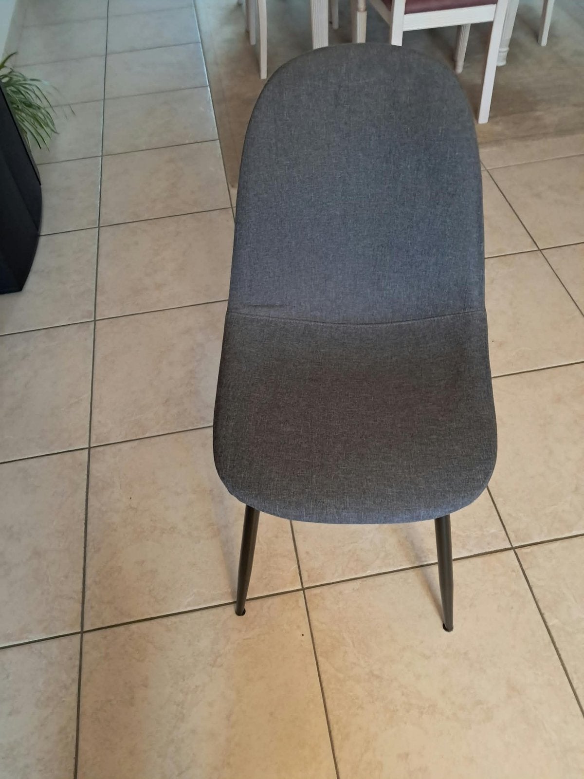 4 eetkamerstoelen, Maison & Meubles, Enlèvement, Comme neuf, Gris, Quatre