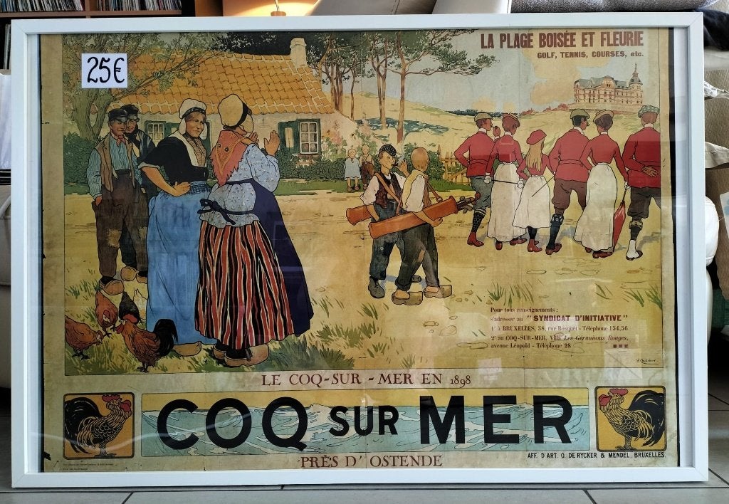 Cadres De Haan aan Zee Coq sur Mer, Antiquités & Art, Enlèvement