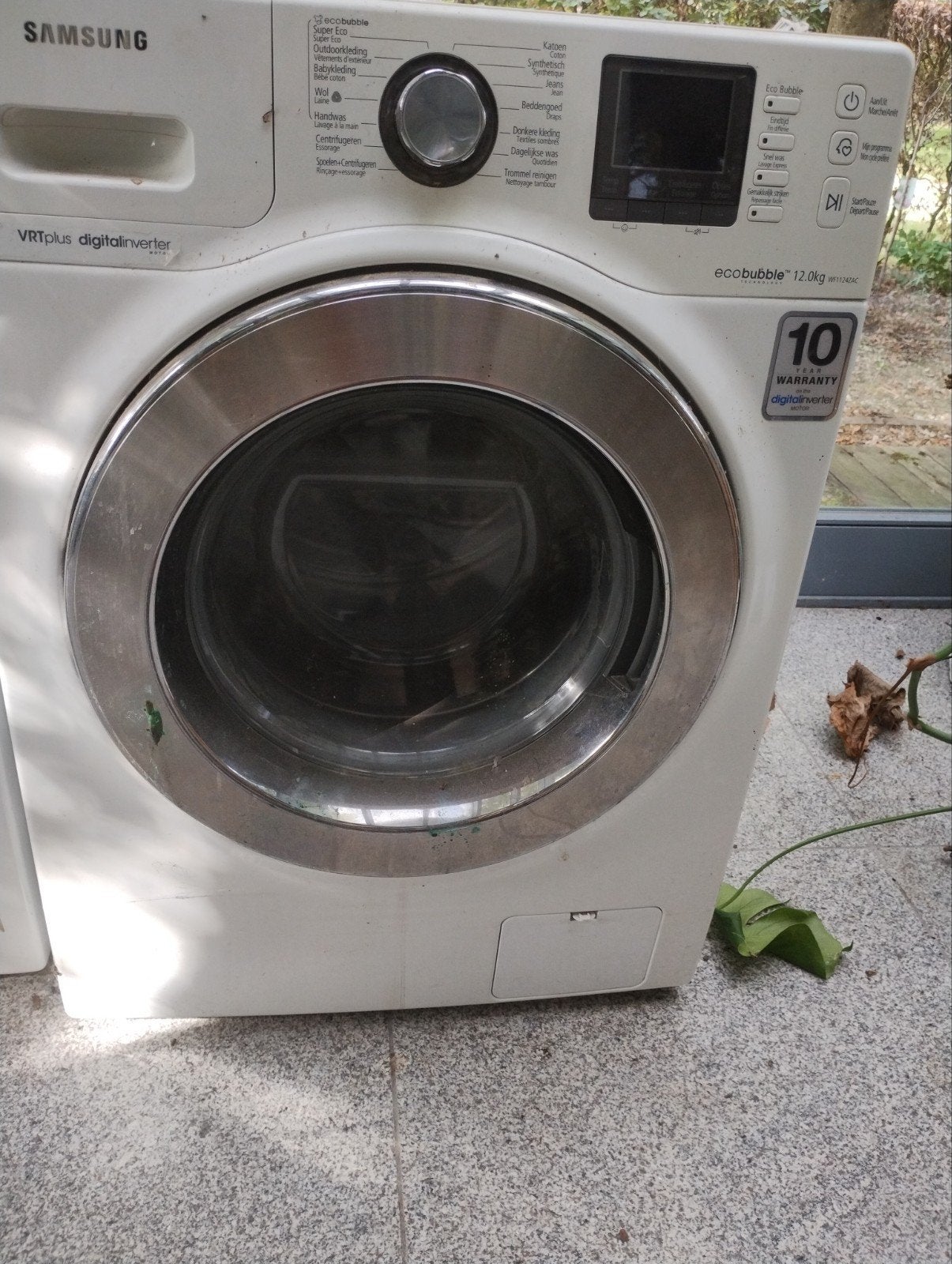 Samsung wasmachine eco-bubble 12 kg, Elektronische apparatuur, Wasmachines, Ophalen, Gebruikt, 10 kg of meer, 1600 toeren of meer