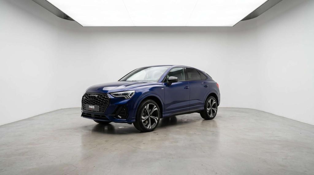 Audi Q3 *40 TFSI Quattro* S-Line* Led* CAMÉRA * (bj 2021), Automaat, 4 cilinders, 1984 cc, Blauw