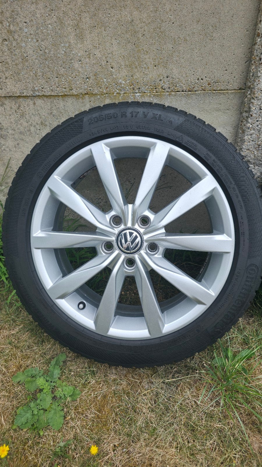 WV Golf MK7 205/50 R17 velgen, Auto-onderdelen, Ophalen, 17 inch, Band(en), Bestelwagen
