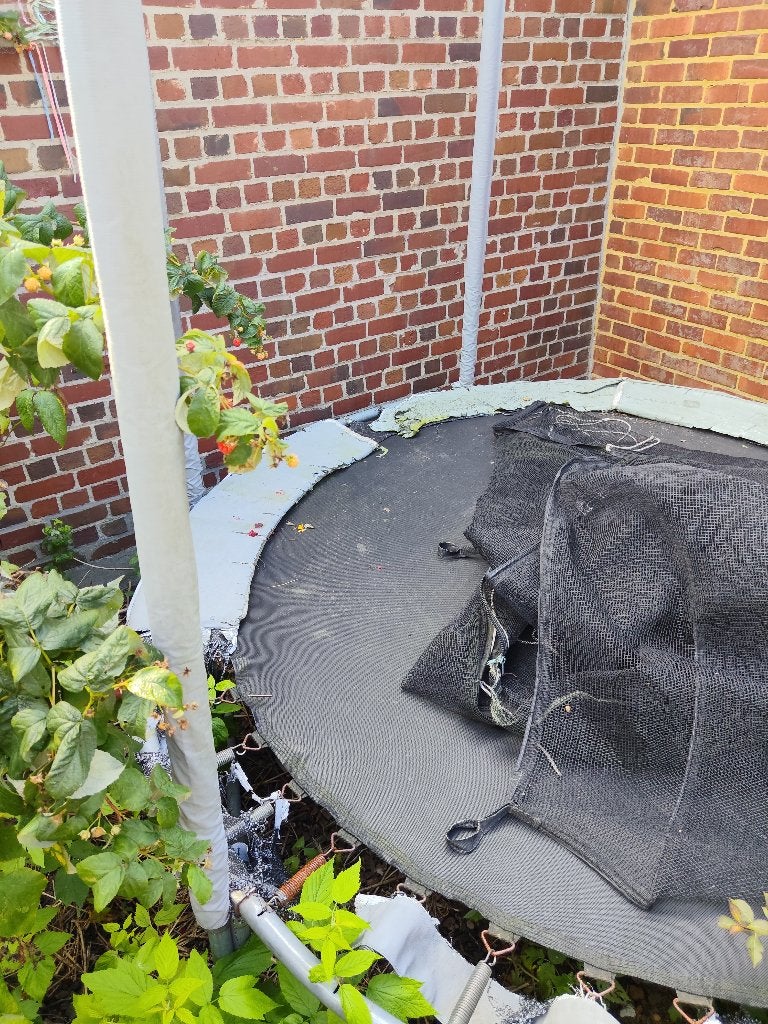 Trampoline, Kinderen en Baby's, Ophalen, Gebruikt