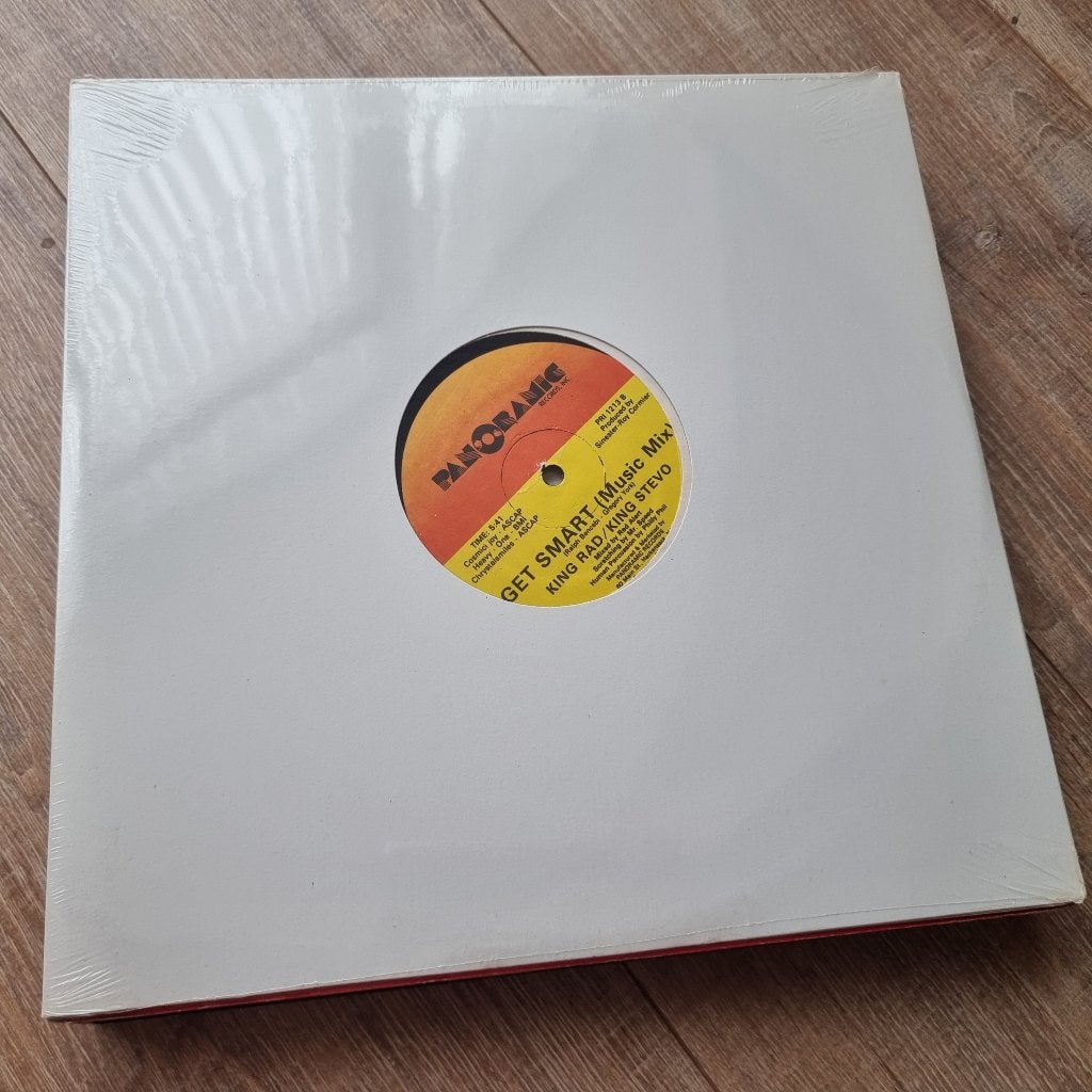 12" King Rad / King Stevo – Get Smart, CD & DVD, Vinyles Singles, 12 pouces, Enlèvement ou Envoi, 1980 - 1989, Hip-hop et Rap