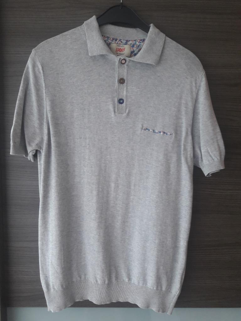 Polo grijs Bob maat large, Maat 52/54 (L), Ophalen of Verzenden, Zo goed als nieuw, Bob