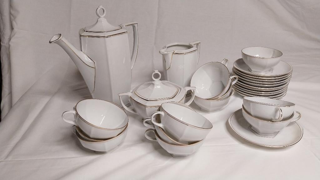 Tsjechisch koffie servies MZ Altrohlau CMR 27, Antiek en Kunst, Ophalen of Verzenden