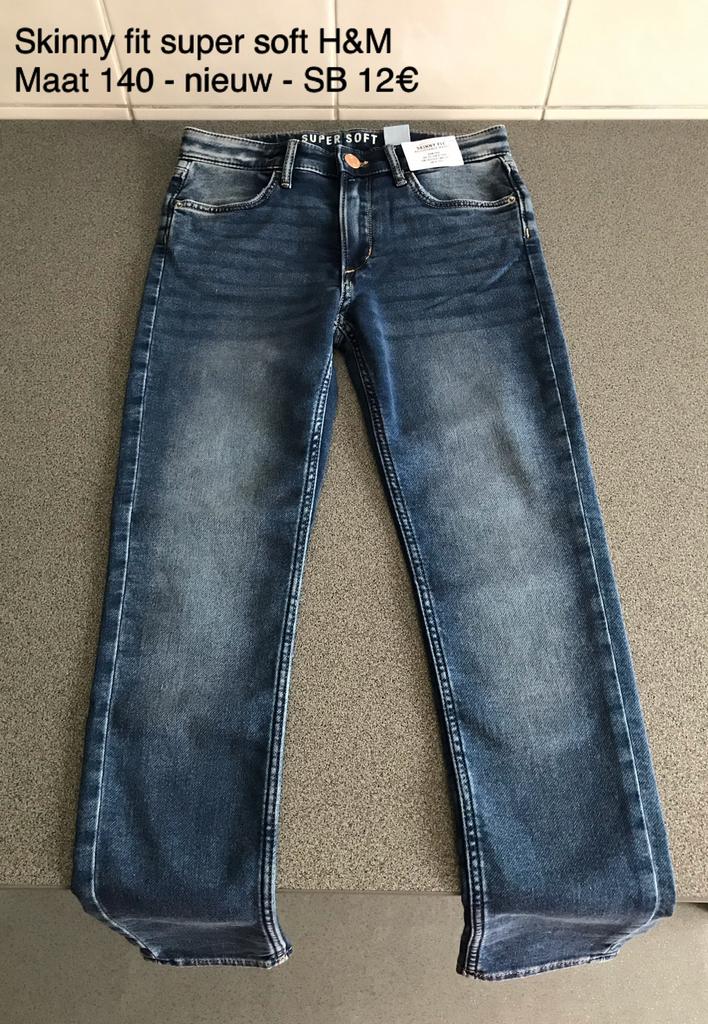 Jeansbroek skinny fit super soft H&M - maat 140 - nieuw, Kinderen en Baby's, Kinderkleding | Maat 140, Broek, Meisje, H&M, Nieuw