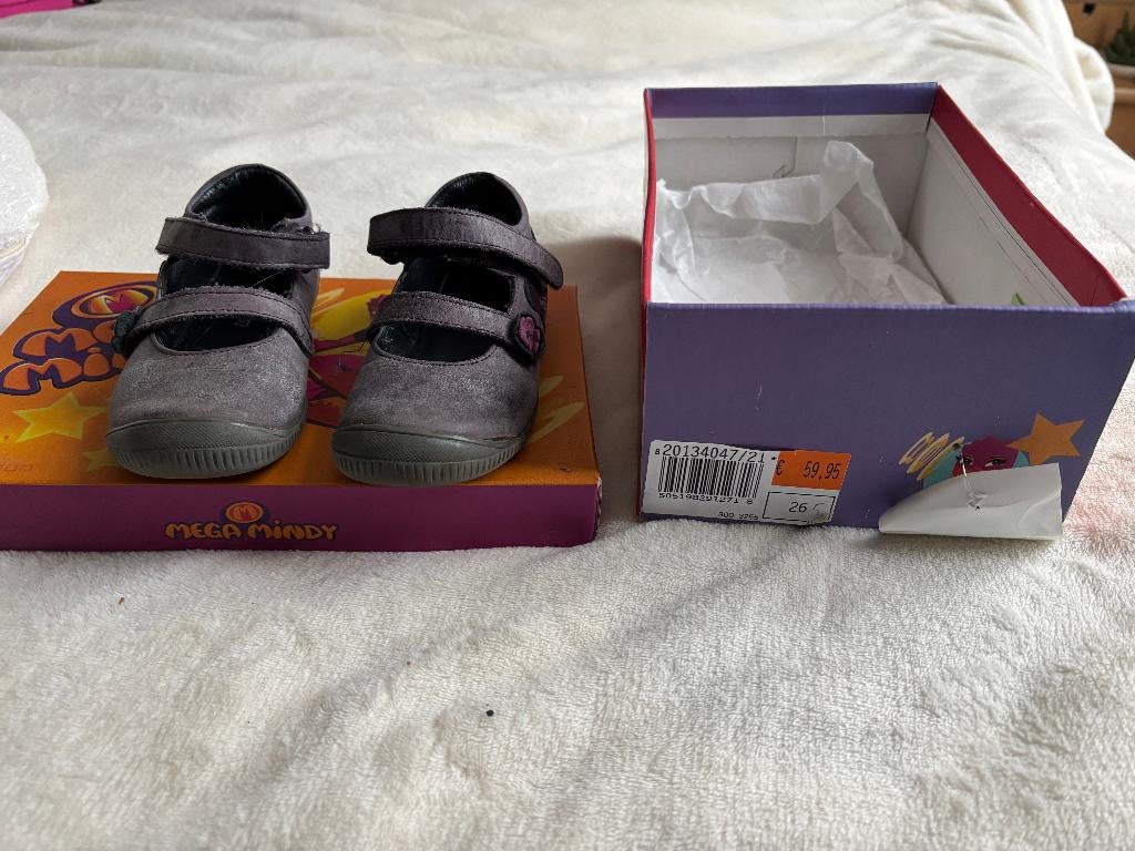 Plop paarse open schoenen maat 26, Gebruikt, Meisje, Schoenen, Ophalen of Verzenden