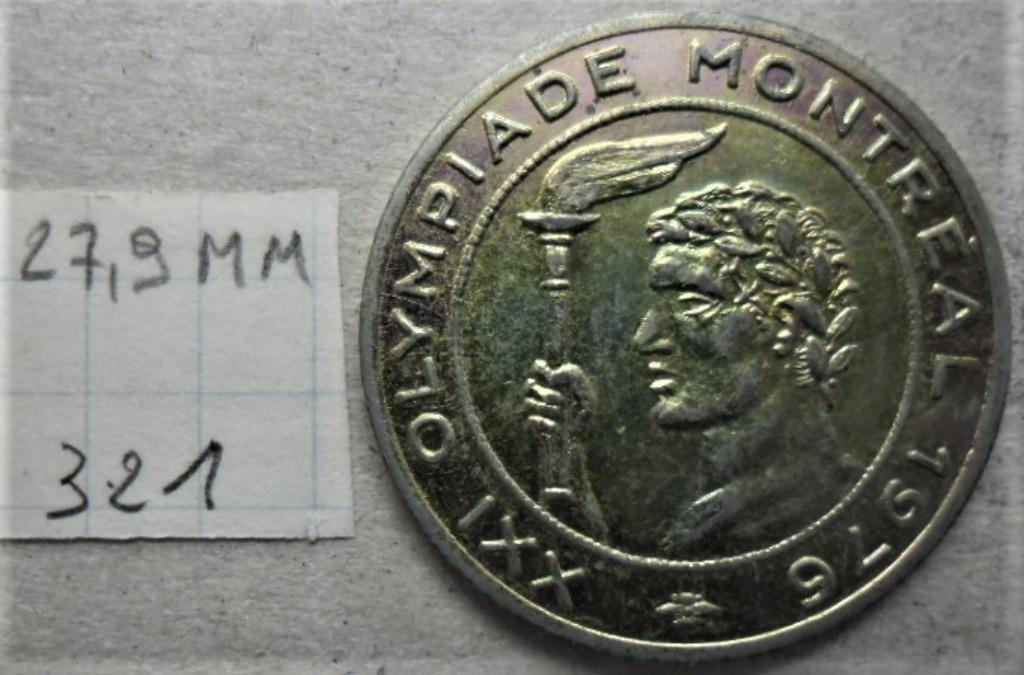 Token XXI Olympiade Montreal 1976 27,9 mm Italië - chips bij, Ophalen of Verzenden, Overige materialen