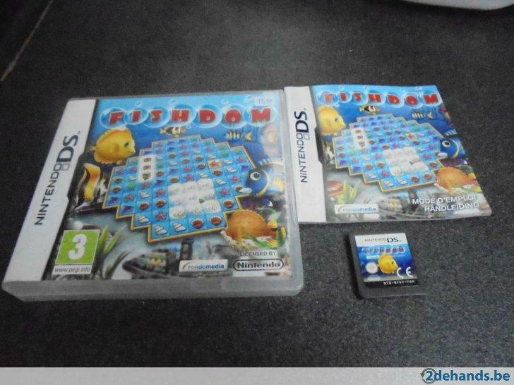 Nintendo DS Fishdom (orig-compleet), Games en Spelcomputers, Spelcomputers | Nintendo DS, Ophalen of Verzenden, Gebruikt