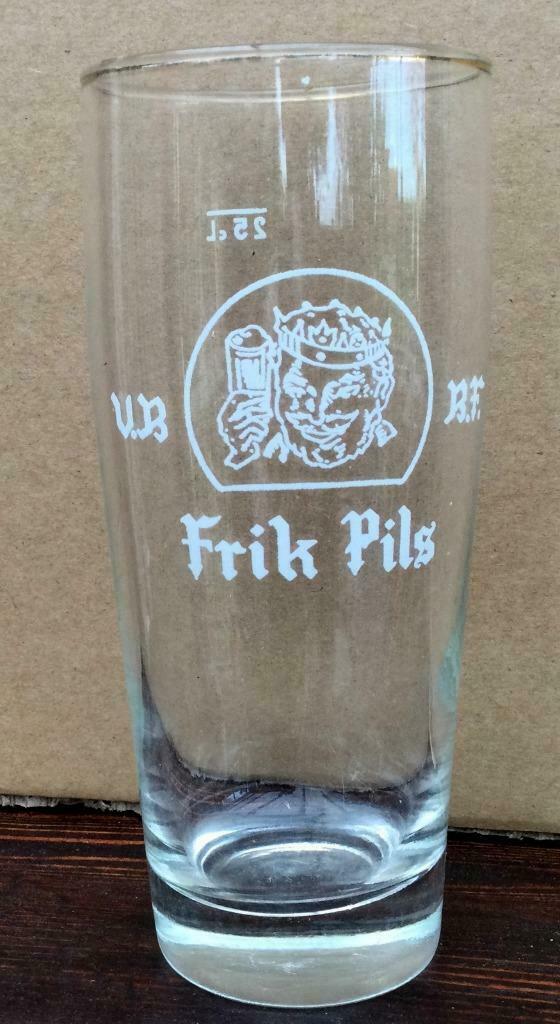 bier brouwerij glas Vlaamse brouwerij Lauwe Frik pils 25cl, Verzamelen, Ophalen of Verzenden, Zo goed als nieuw