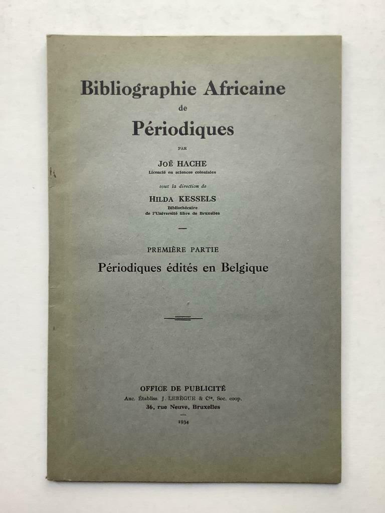 Bibliographie africaine de Périodiques - Joë Hache, Enlèvement ou Envoi