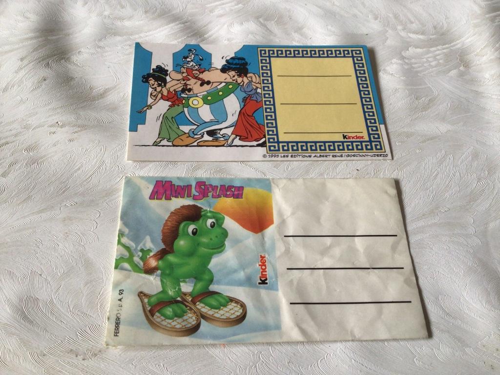 2 kindersurprise stickers 1995 Ferrero, Enlèvement ou Envoi