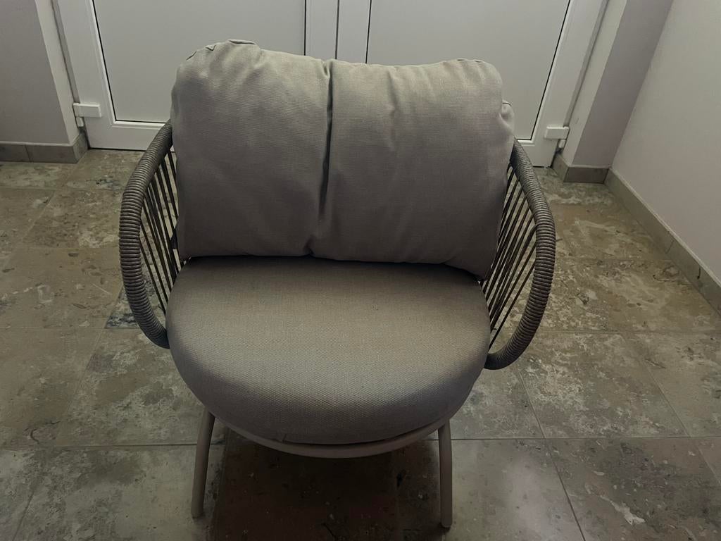 Exclusieve super comfortabele zetel  lichtgrijs. Is NIEUW !, Ophalen, Nieuw, 75 tot 100 cm, Trendy en cosy