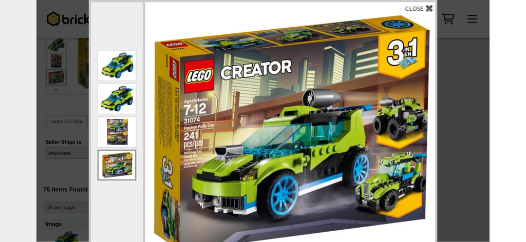 Lego creator 31074, Ophalen, Gebruikt, Lego
