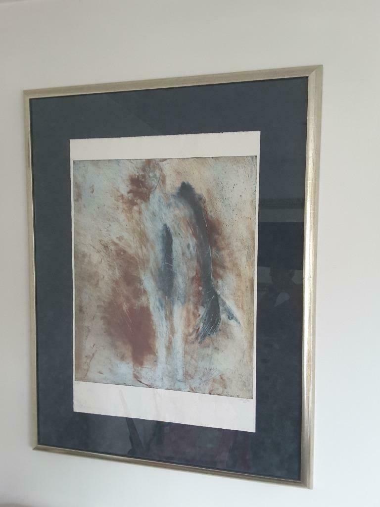 Marie Ange Demuysere mono ets uniek stuk origineel 1/1, Antiek en Kunst, Kunst | Etsen en Gravures, Ophalen