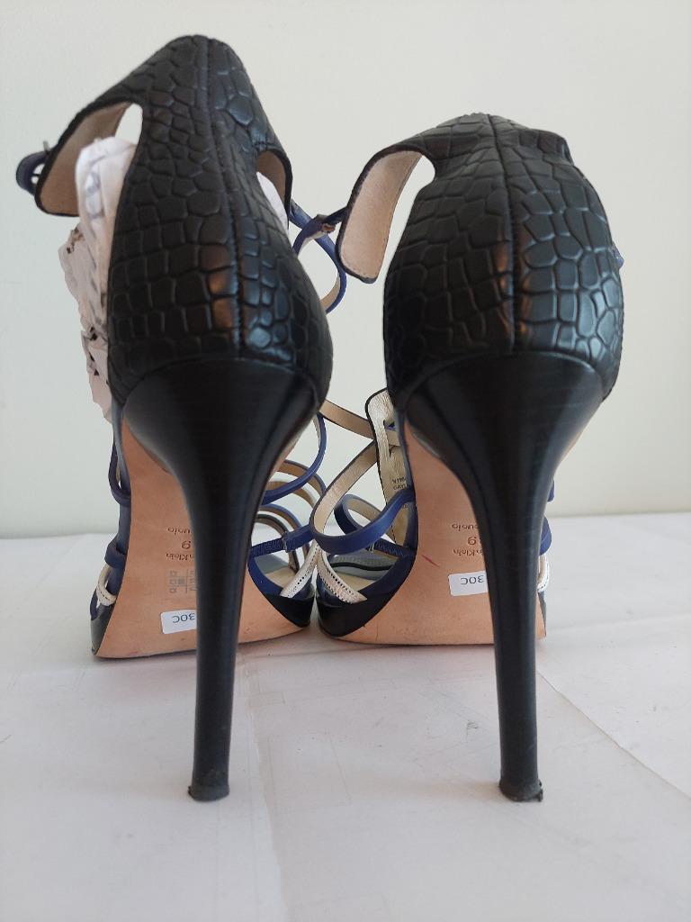 30C* Calvin KLEIN superbes sandales cuir (39), Autres couleurs, Chaussures à haut talons, Porté, Calvin Klein