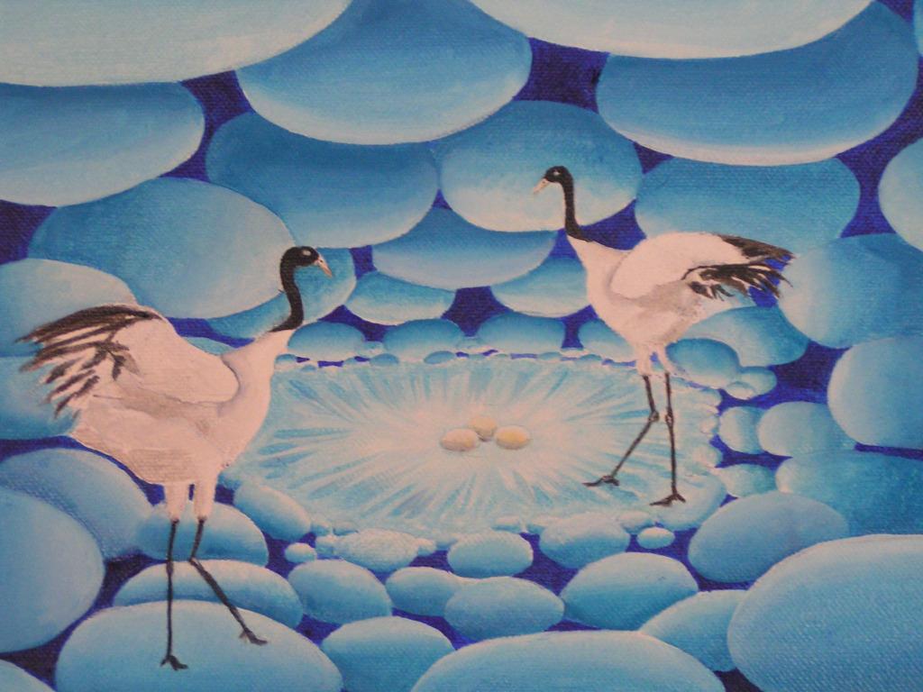 Surrealistische olieverf schilderij, Ophalen