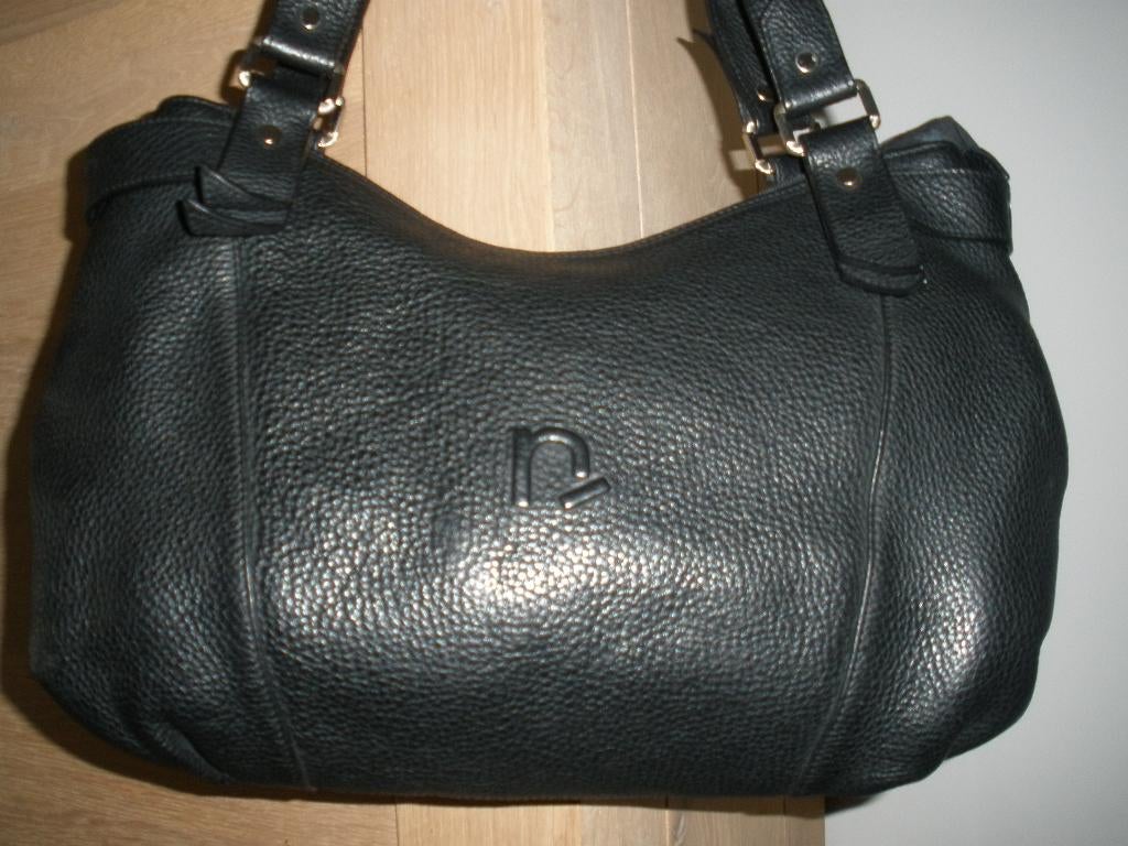 Sac à main cuir noir Neuville, Enlèvement ou Envoi, Noir, Sac à main