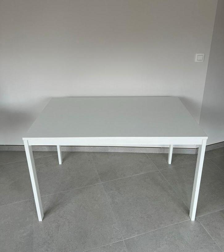 IKEA uitschuifbare tafel 120x75cm (verlenging 180cm), Ophalen, 100 tot 150 cm, 50 tot 100 cm, Zo goed als nieuw