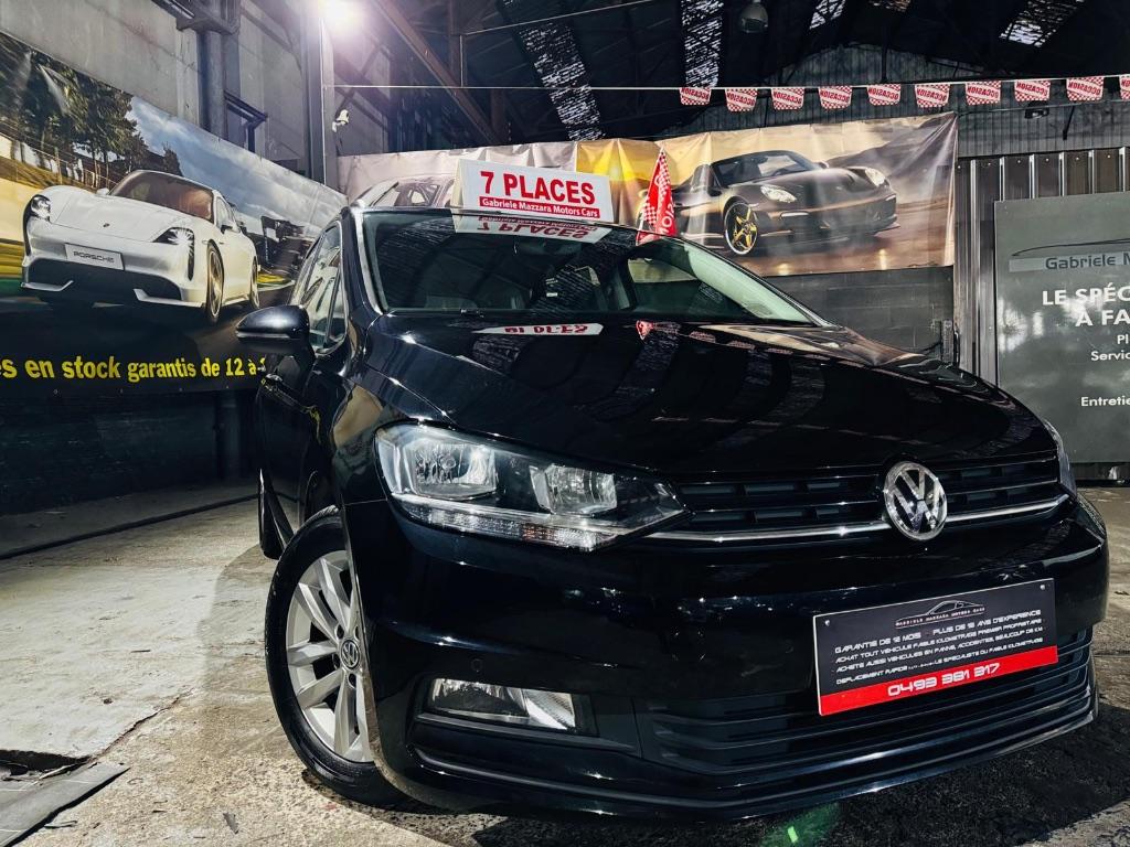 Volkswagen Touran 1.6TDI 7 Places GPS Airco J.A, Autos, Achat, Euro 6, Entreprise, Boîte manuelle
