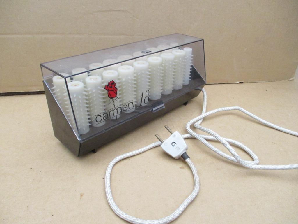 krulspelden,Carmen 18 haar krulspelden ,worden elecktrisch v, Ophalen of Verzenden, Gebruikt, Krultang of Stijltang