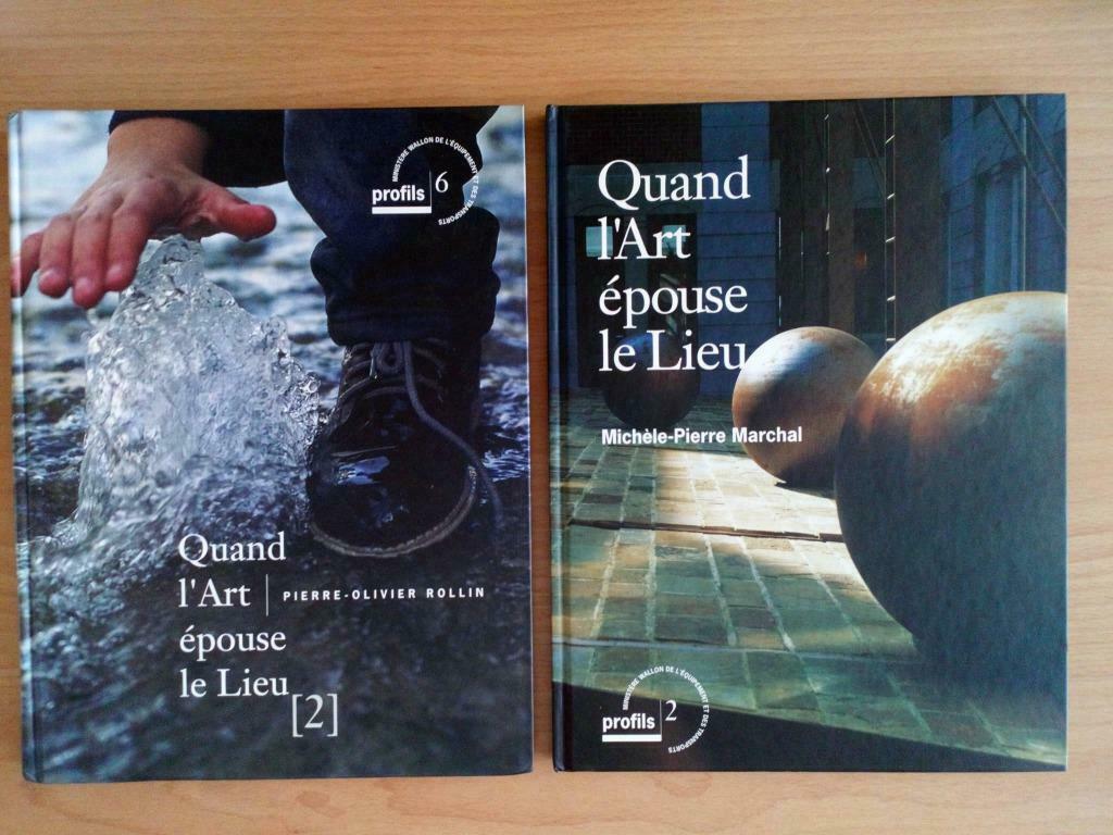 Quand l'art épouse le lieu, 2 tomes, M.-P. Marchal et P.-O., Enlèvement ou Envoi, Neuf, Architecture général
