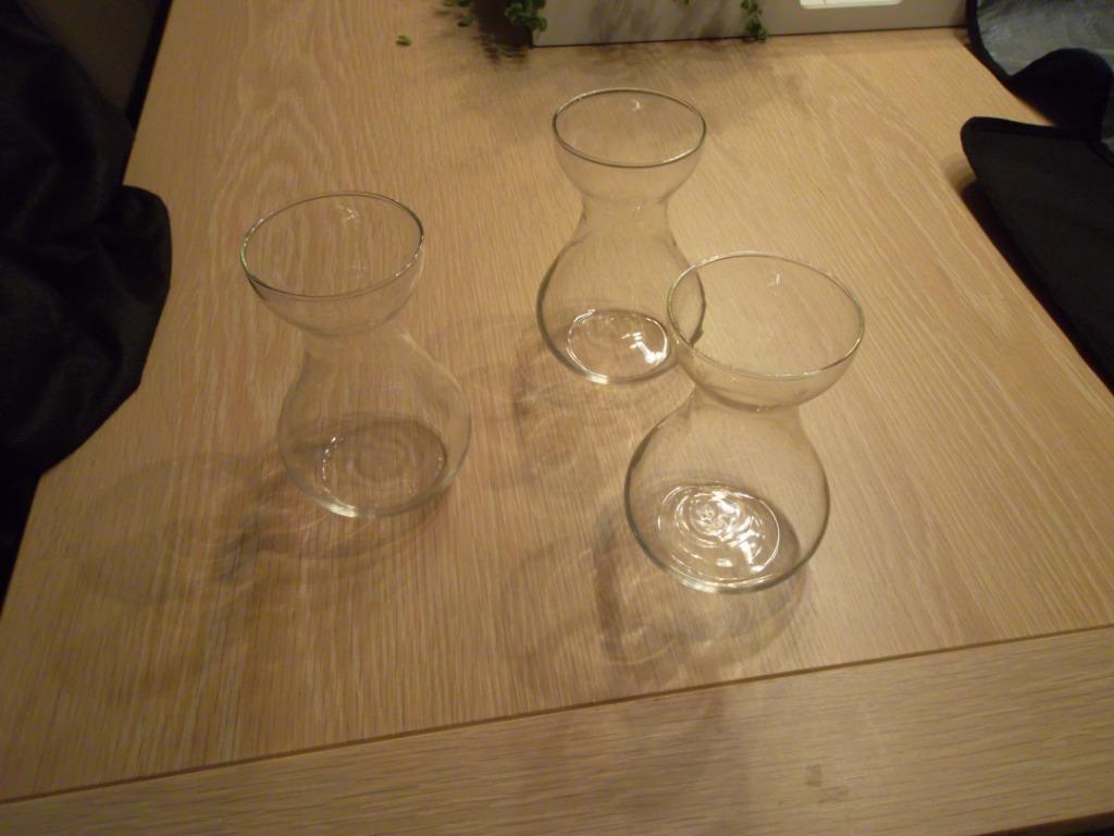 Vases 10 stuks, Moins de 50 cm, Enlèvement ou Envoi, Comme neuf, Verre