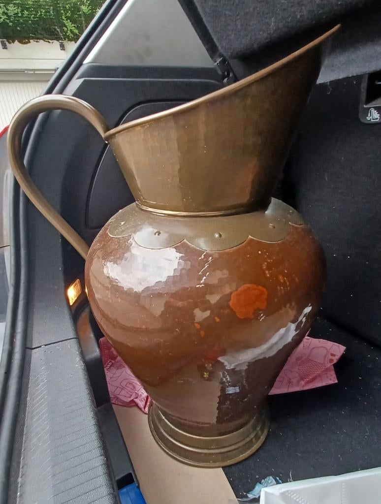 Grote kan/ paraplubak, Antiek en Kunst, Antiek | Brons en Koper, Ophalen