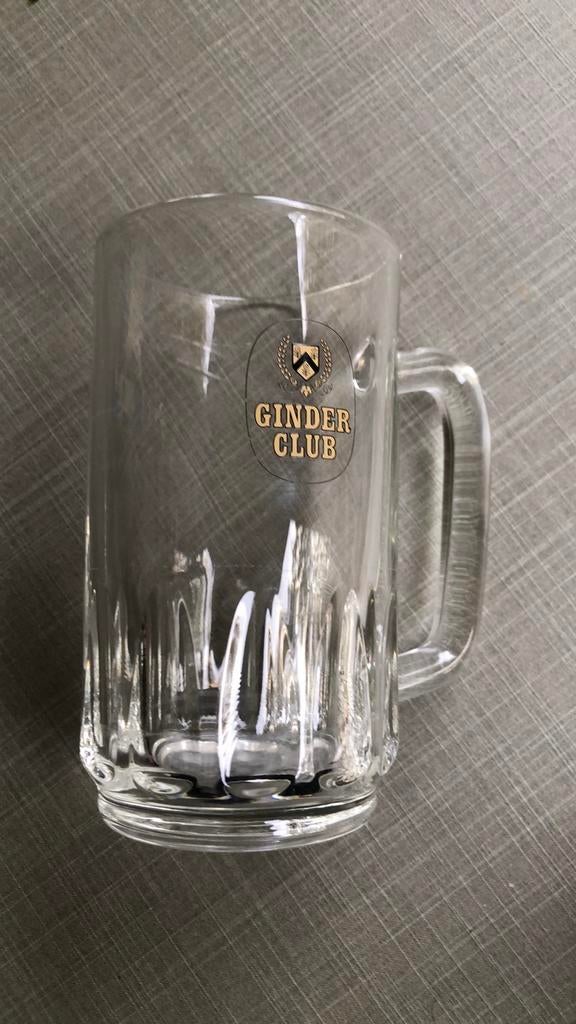Bierpul Ginder Club uit 1991, Verzamelen, Ophalen of Verzenden, Gebruikt, Bierglas