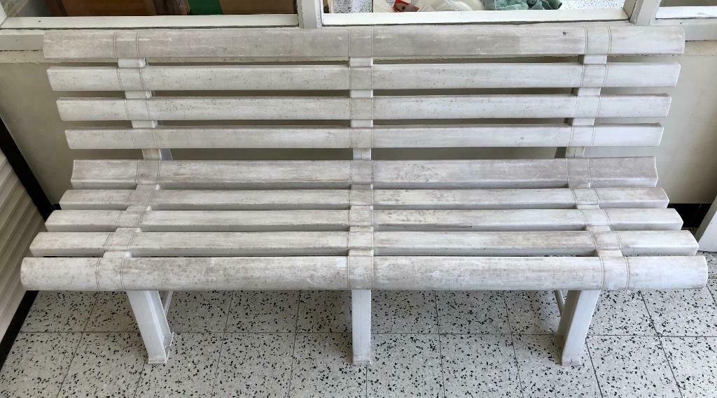 Tuinbank kunststof, Tuin en Terras, Tuinsets en Loungesets, Ophalen, Gebruikt, Kunststof