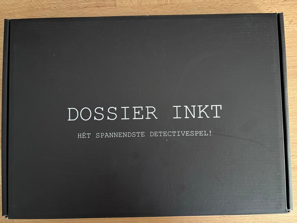 Dossier inkt, Een of twee spelers, Ophalen of Verzenden, Zo goed als nieuw, Crimibox