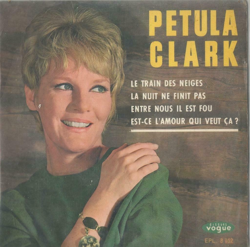 Petula Clark – Le train des neiges / La nuit ne finit pas +, Enlèvement ou Envoi, Utilisé, Pop