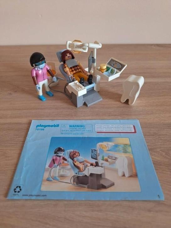 PLAYMOBIL City Life Tandartspraktijk - 70198, volledige set, Enlèvement ou Envoi, Comme neuf