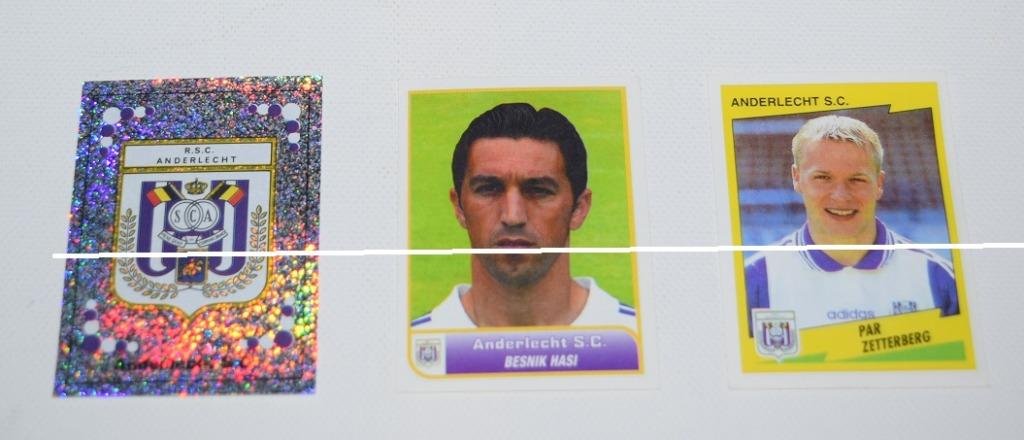 Panini/Football 2004/RSC Anderlecht/3 autocollants, Envoi, Neuf, Affiche, Image ou Autocollant