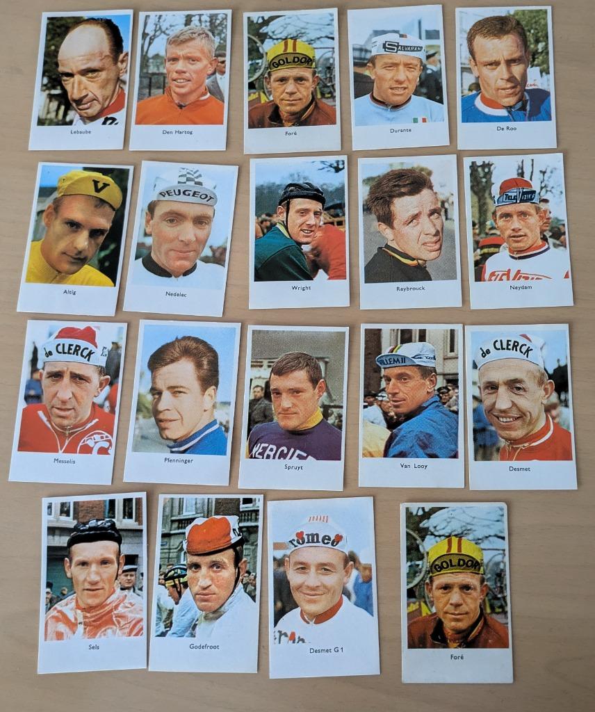 WIELRENNERS MONTY TRIUMVIRAAT 19X SIXTIES prenten, Verzenden