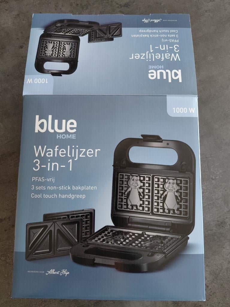 Nieuw wafelijzer 3 in 1, Ophalen of Verzenden