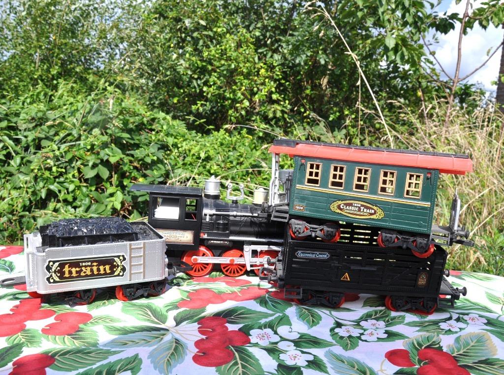 train en plastique uniquement pour deco, Ophalen of Verzenden, Gebruikt, Treinset