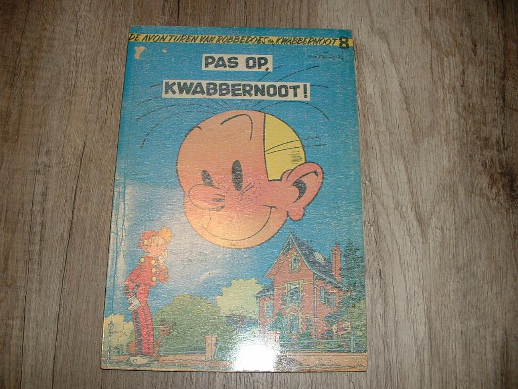 robbedoes en kwabbernoot nr 8 in 1e druk 1956, Eén stripboek, Ophalen of Verzenden