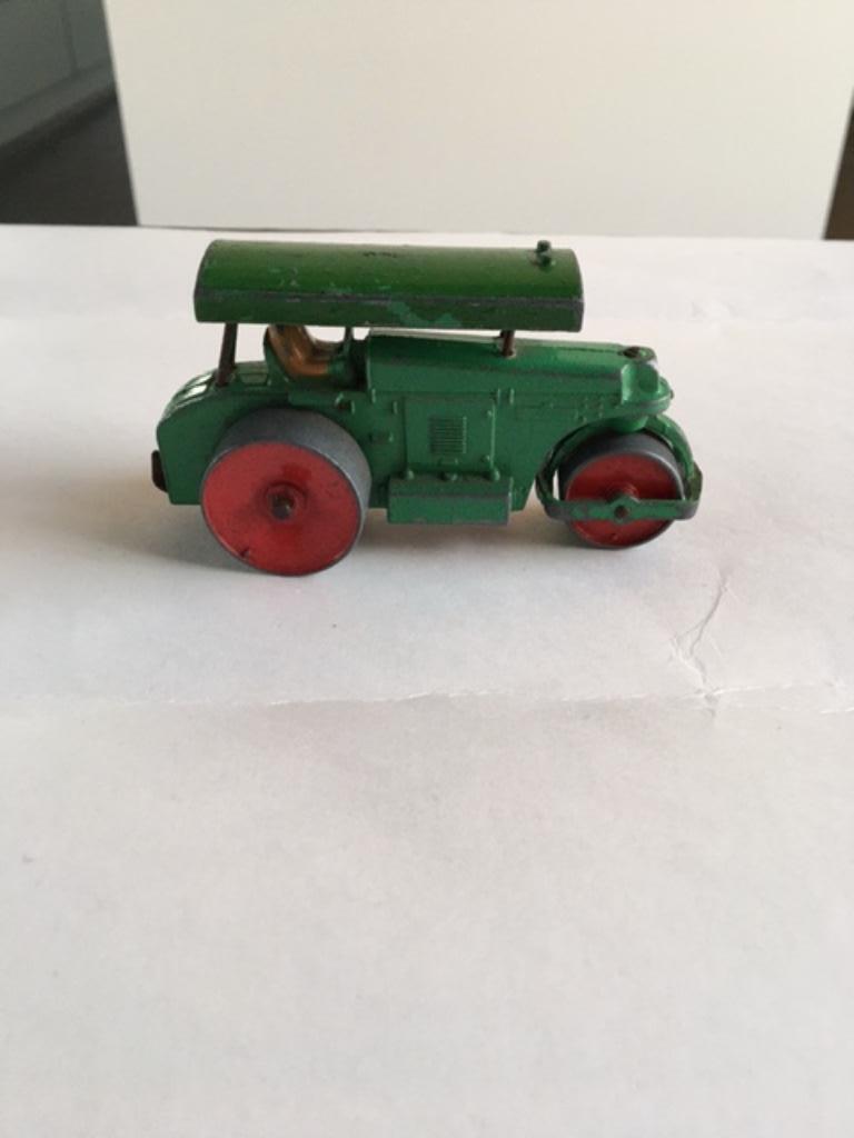Oude Dinky toys Aveling Barford Diesel roller (251) uit 50's, Ophalen of Verzenden