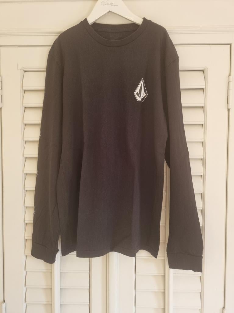 Zwarte longsleeve Volcom maat S, Kleding | Heren, Zwart, Ophalen of Verzenden, Zo goed als nieuw, Volcom