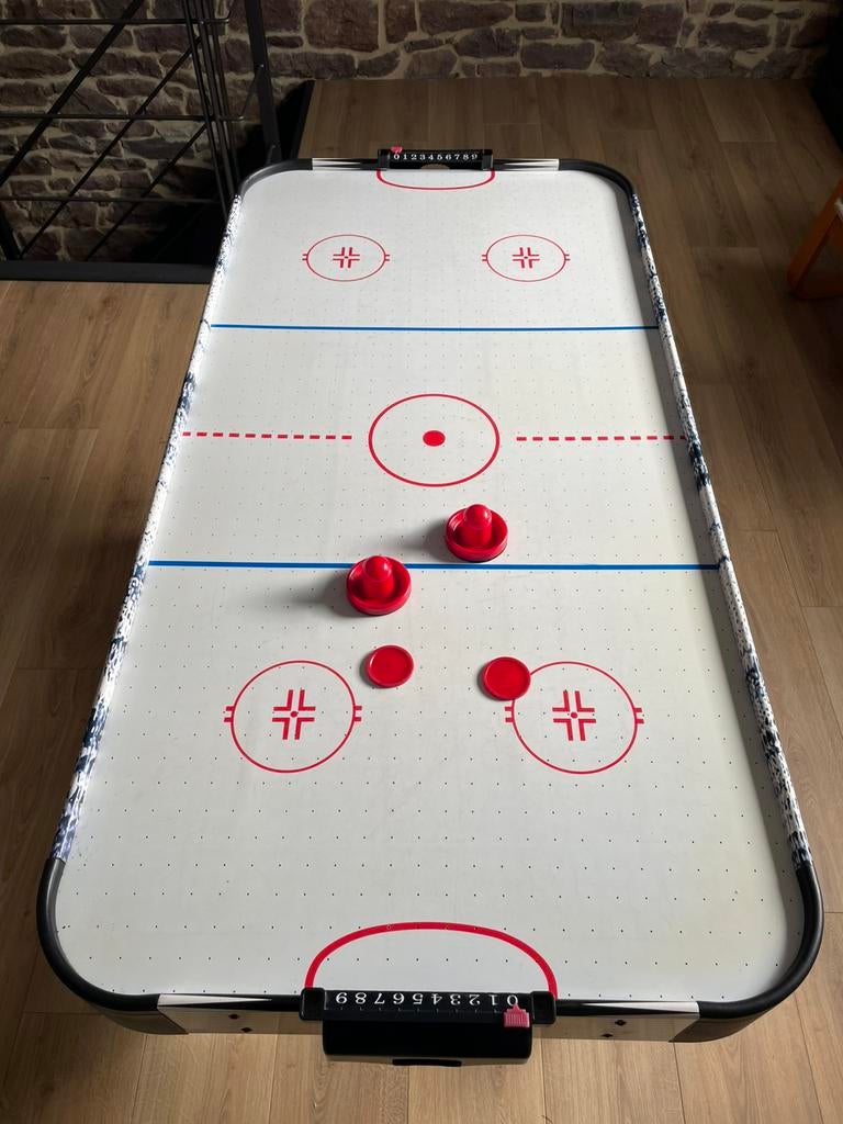 Air hockey, Ophalen, Gebruikt