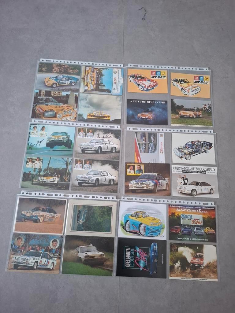 28 aanzichtkaarten opel manta 400, Ophalen of Verzenden