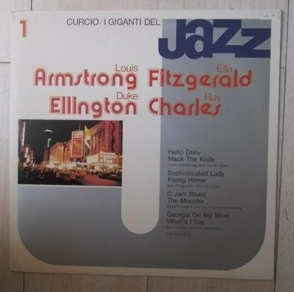 Louis Armstrong, Ella Fitzgerald, Duke Ellington Ray Charles, Ophalen of Verzenden, Jazz