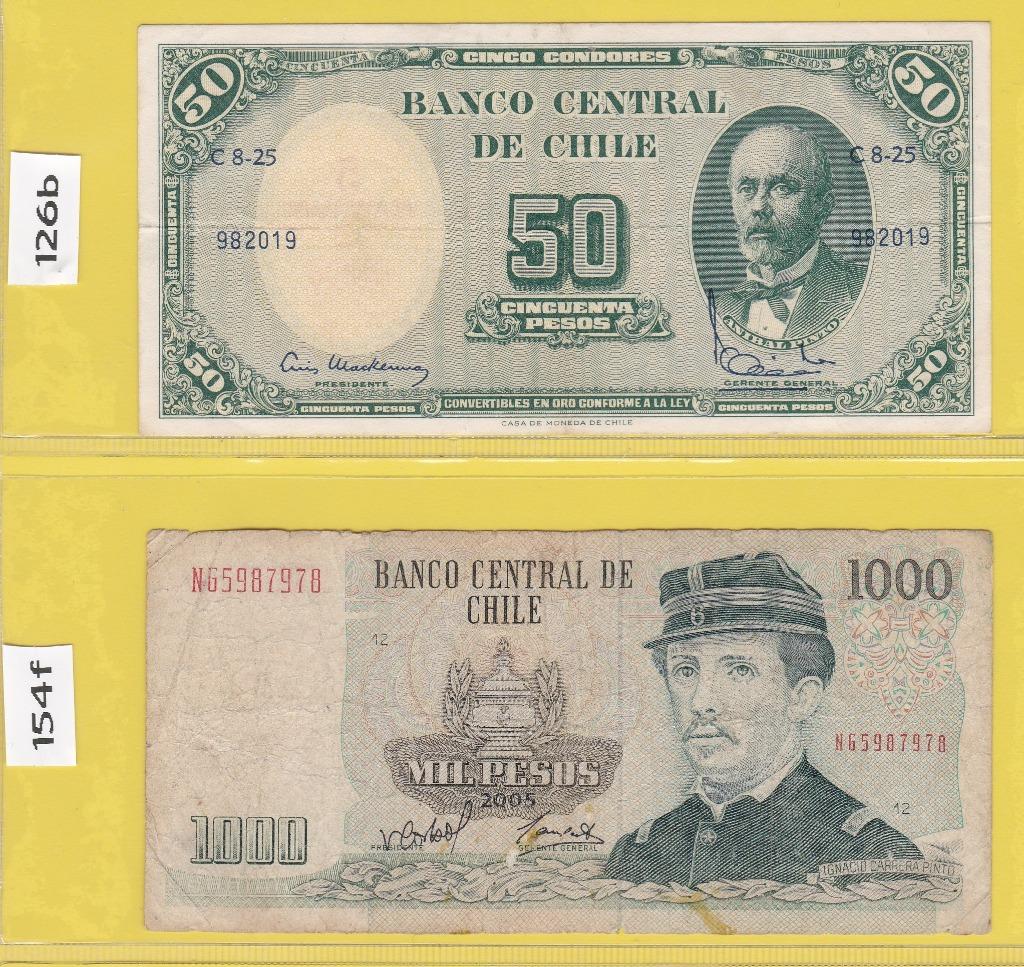 CHILI - 1000 PESOS(gewijzigd 17.09.2024), Enlèvement ou Envoi, Amérique du Sud, Série