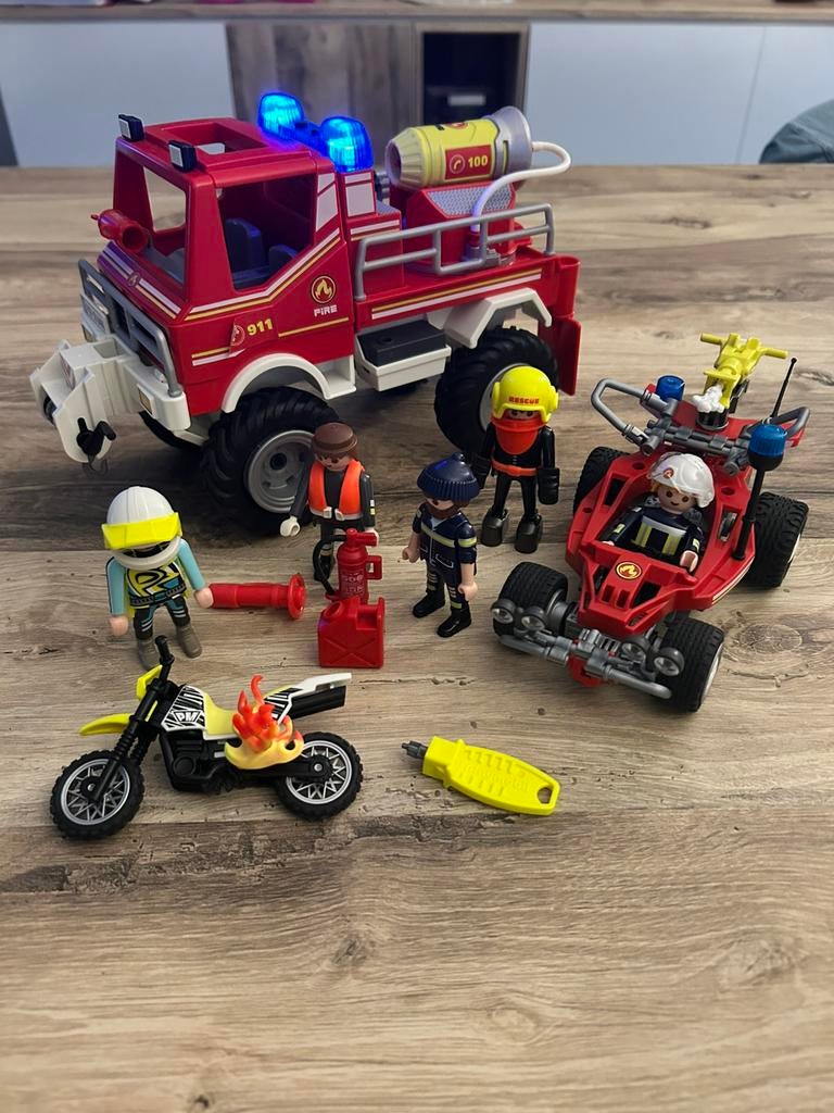 Playmobil pompiers, Enlèvement ou Envoi, Utilisé