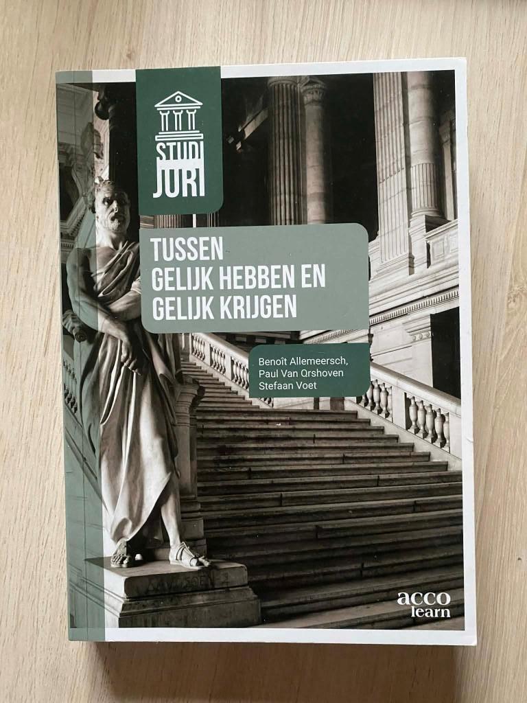Tussen gelijk hebben en gelijk krijgen, Ophalen, Zo goed als nieuw, Hoger Onderwijs, Acco
